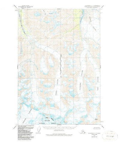United States Geological Survey Anchorage C-1, AK (1960, 63360-Scale) digital map