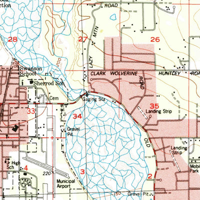 United States Geological Survey Anchorage C-6, AK (1994, 63360-Scale) digital map