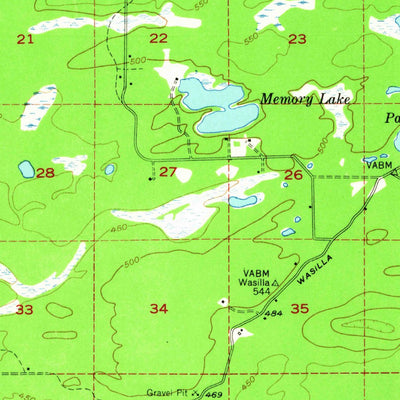 United States Geological Survey Anchorage C-7, AK (1950, 63360-Scale) digital map