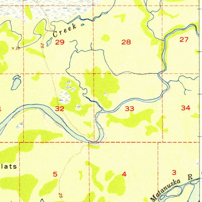 United States Geological Survey Anchorage C-7, AK (1951, 63360-Scale) digital map