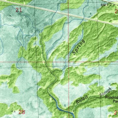 United States Geological Survey Anchorage C-7 SE, AK (1979, 25000-Scale) digital map