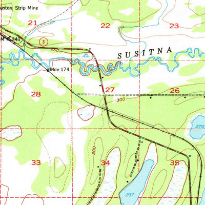 United States Geological Survey Anchorage C-8, AK (1950, 63360-Scale) digital map