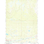 United States Geological Survey Anchorage C-8 NE, AK (1979, 25000-Scale) digital map