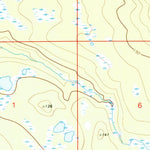 United States Geological Survey Anchorage C-8 NW, AK (1979, 25000-Scale) digital map