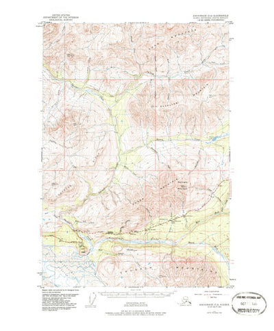 United States Geological Survey Anchorage D-2, AK (1948, 63360-Scale) digital map