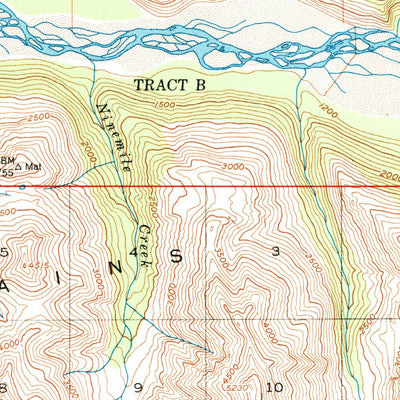 United States Geological Survey Anchorage D-4, AK (1948, 63360-Scale) digital map