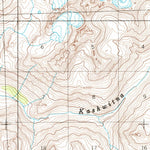 United States Geological Survey Anchorage D-6, AK (1994, 63360-Scale) digital map