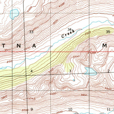 United States Geological Survey Anchorage D-7, AK (1994, 63360-Scale) digital map