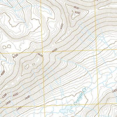 United States Geological Survey Anchorage D-7 SE, AK (2016, 25000-Scale) digital map
