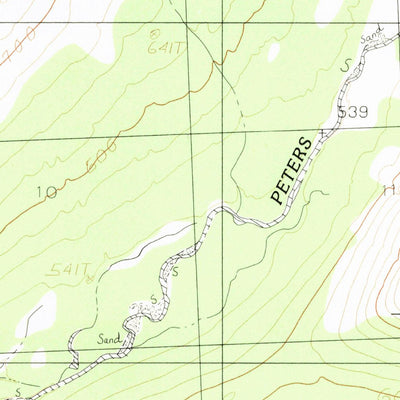 United States Geological Survey Anchorage D-7 SW, AK (1983, 25000-Scale) digital map