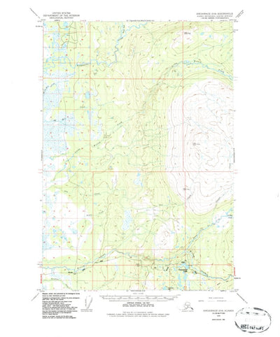 United States Geological Survey Anchorage D-8, AK (1949, 63360-Scale) digital map