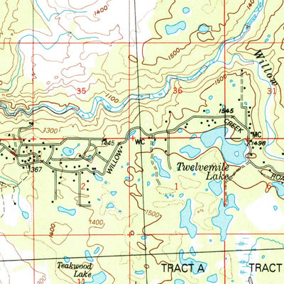 United States Geological Survey Anchorage D-8, AK (1994, 63360-Scale) digital map