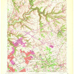 United States Geological Survey Anchorage, KY (1965, 24000-Scale) digital map