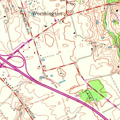 United States Geological Survey Anchorage, KY (1965, 24000-Scale) digital map