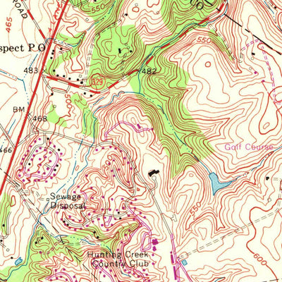 United States Geological Survey Anchorage, KY (1965, 24000-Scale) digital map