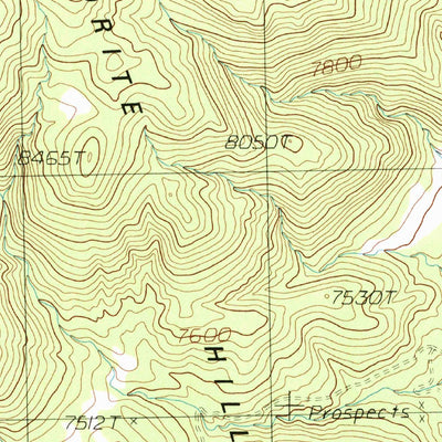United States Geological Survey Anchorite Hills, NV-CA (1988, 24000-Scale) digital map