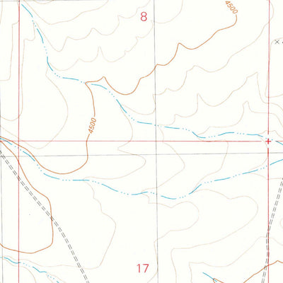 United States Geological Survey Ancient Lake Well, OR (1981, 24000-Scale) digital map