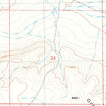 United States Geological Survey Ancient Lake Well, OR (1981, 24000-Scale) digital map
