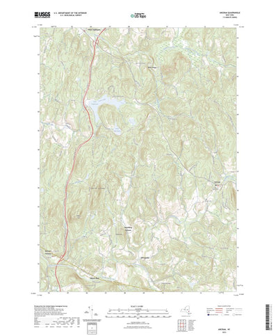 United States Geological Survey Ancram, NY (2023, 24000-Scale) digital map