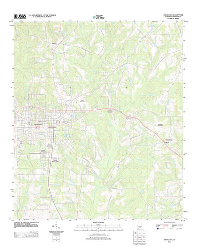 United States Geological Survey Andalusia, AL (2011, 24000-Scale) digital map