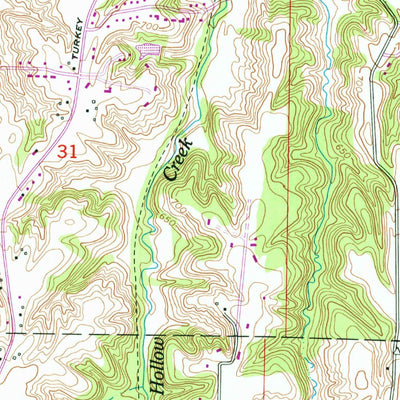 United States Geological Survey Andalusia, IL-IA (1953, 24000-Scale) digital map