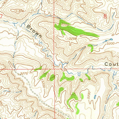 United States Geological Survey Anderson Bridge, MT (1964, 24000-Scale) digital map