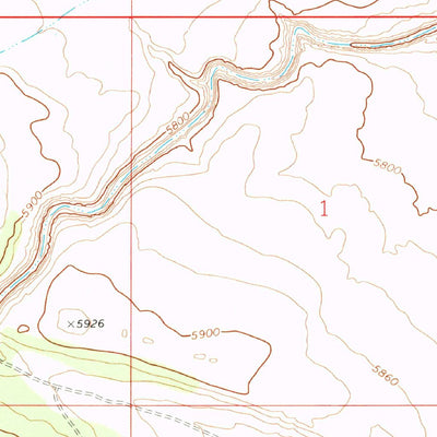 United States Geological Survey Anderson Canyon, AZ (1968, 24000-Scale) digital map