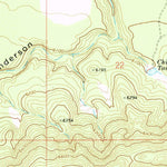United States Geological Survey Anderson Canyon, AZ (1968, 24000-Scale) digital map
