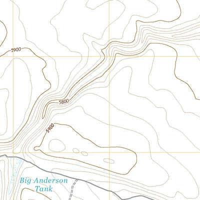 United States Geological Survey Anderson Canyon, AZ (2021, 24000-Scale) digital map