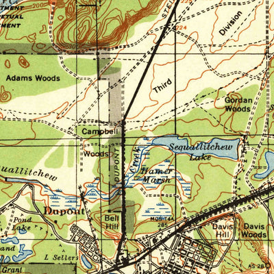 United States Geological Survey Anderson Island, WA (1940, 62500-Scale) digital map