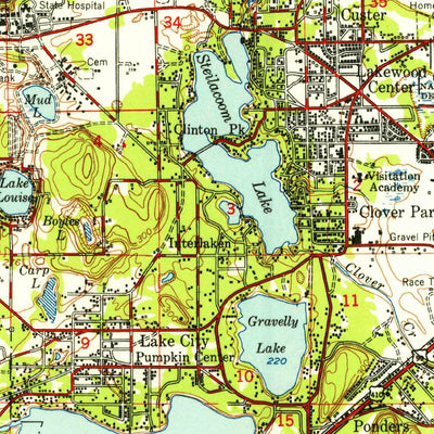United States Geological Survey Anderson Island, WA (1948, 62500-Scale) digital map