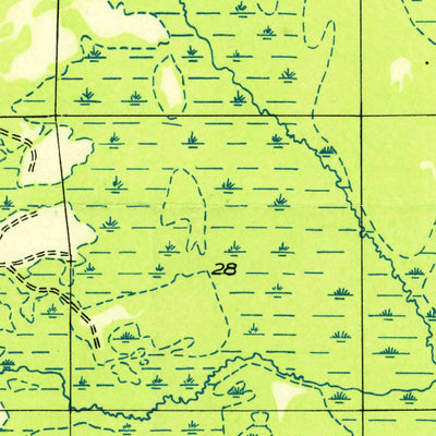 United States Geological Survey Anderson Lake, MI (1951, 31680-Scale) digital map