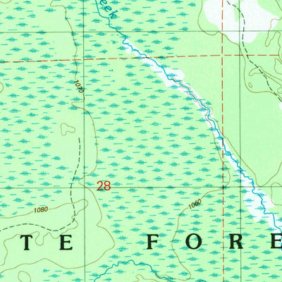 United States Geological Survey Anderson Lake, MI (1989, 24000-Scale) digital map