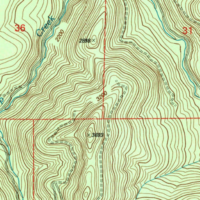 United States Geological Survey Anderson Lake, WA (1998, 24000-Scale) digital map