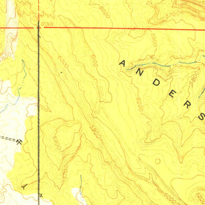 United States Geological Survey Anderson Mesa, CO (1950, 24000-Scale) digital map