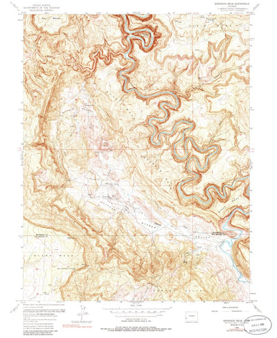 United States Geological Survey Anderson Mesa, CO (1960, 24000-Scale) digital map