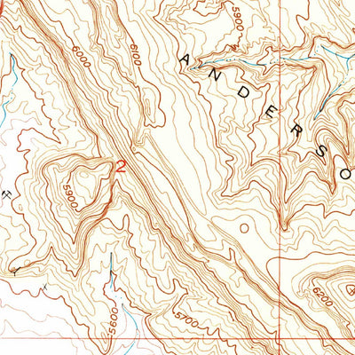 United States Geological Survey Anderson Mesa, CO (1960, 24000-Scale) digital map