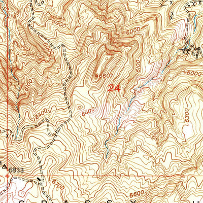 United States Geological Survey Anderson Mesa, CO (1960, 24000-Scale) digital map