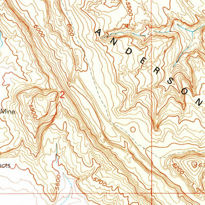 United States Geological Survey Anderson Mesa, CO (1994, 24000-Scale) digital map