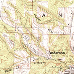 United States Geological Survey Anderson, MO (1982, 24000-Scale) digital map