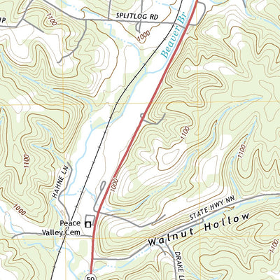 United States Geological Survey Anderson, MO (2021, 24000-Scale) digital map
