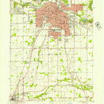 United States Geological Survey Anderson South, IN (1952, 24000-Scale) digital map