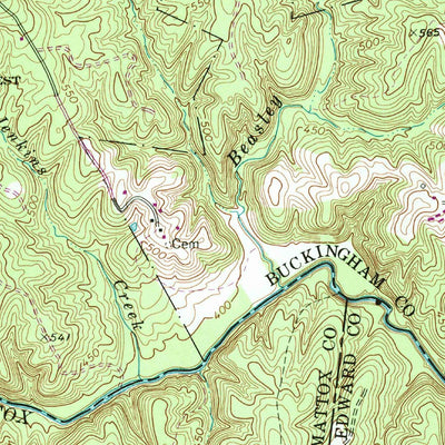 United States Geological Survey Andersonville, VA (1967, 24000-Scale) digital map
