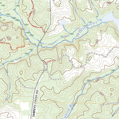United States Geological Survey Andersonville, VA (2022, 24000-Scale) digital map