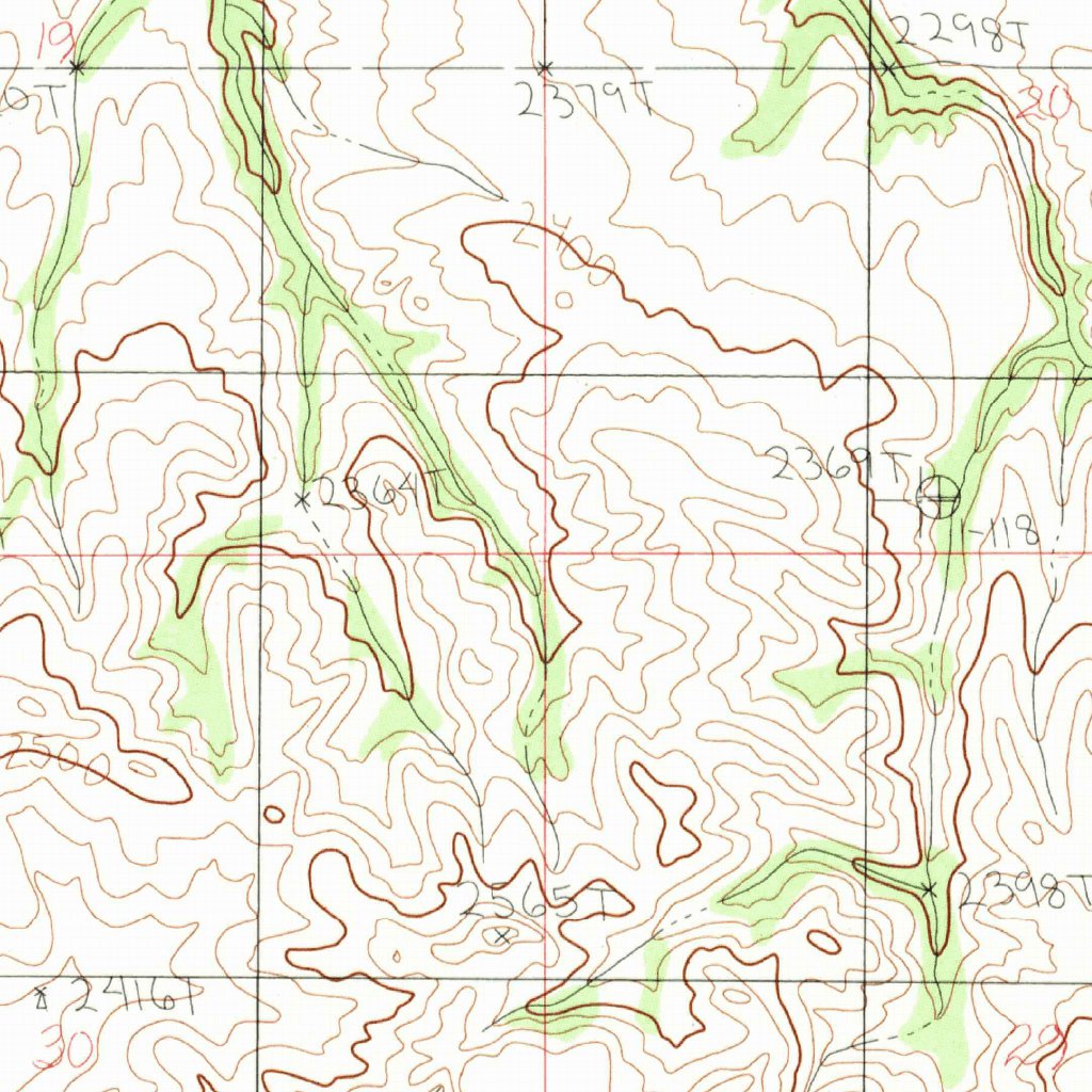 Andes, MT (1983, 24000-Scale) Map by United States Geological Survey ...
