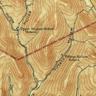 United States Geological Survey Andes, NY (1924, 62500-Scale) digital map