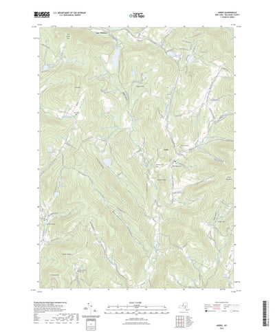 United States Geological Survey Andes, NY (2023, 24000-Scale) digital map