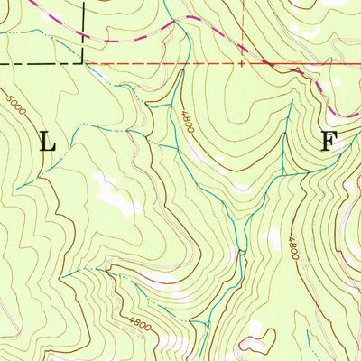 United States Geological Survey Andies Prairie, OR (1963, 24000-Scale) digital map
