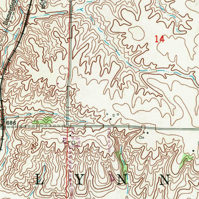 United States Geological Survey Andover, IL (1953, 24000-Scale) digital map