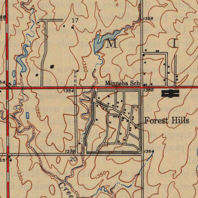 United States Geological Survey Andover, KS (1945, 31680-Scale) digital map